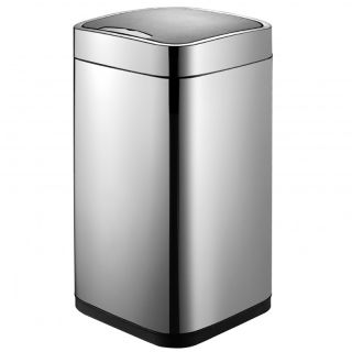 Ведро для мусора WeltWasser WW Rone MT 35L сенсорное Хром матовый